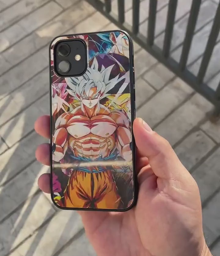 3D Saiyan Power Phone Case