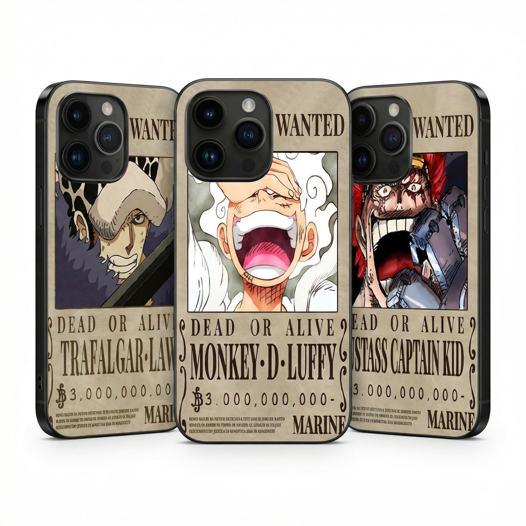 3D Wanted Pirates Phone Case